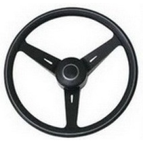 OHJAUSPYÖRÄ, 350 mm, CLASSIC, MUSTA