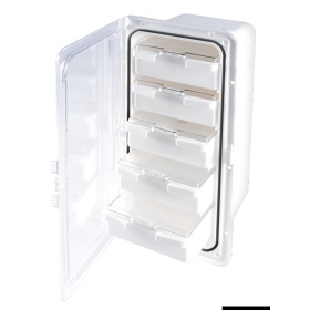 LAATIKKO, jossa on laatikot, 364 x 183 x 150 mm, VALKOINEN, VALKOINEN