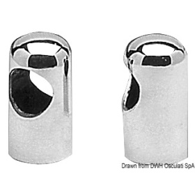 Kiskotukiliitos, 22 mm, ruostumatonta terästä, S/S