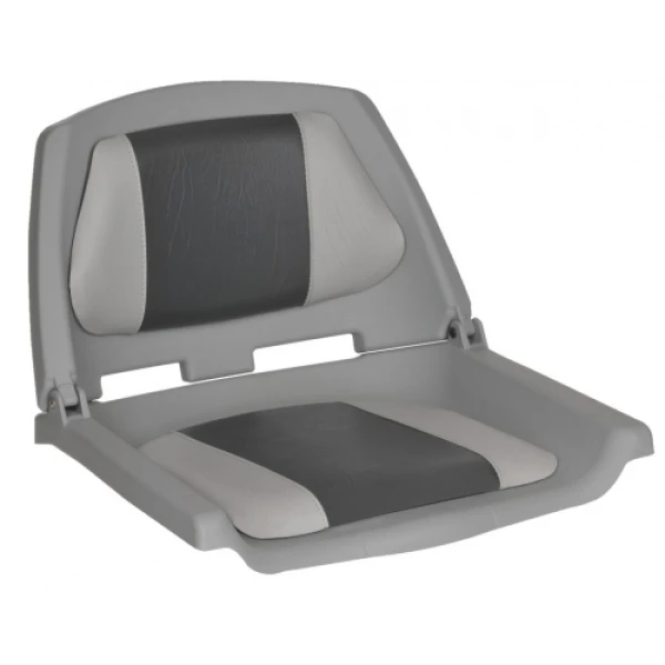 FISHERMANS SEAT FOLDING PADDED, GREY