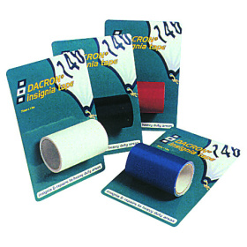 SELF-ADHESIIVINEN TEIPPI, MUSTA, DACRON INSIGNA, 75 mm