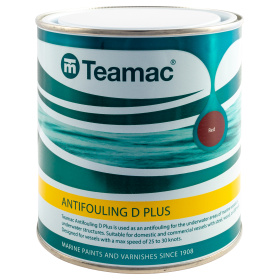 ANTIFOULING D+, TEAMAC, PUNAINEN, 1 l