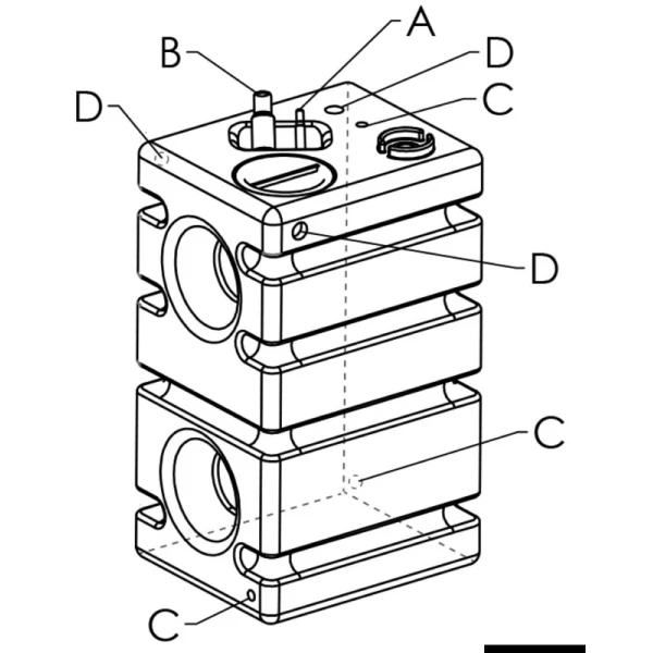 JUOMAKELPOISTA VETTÄ SISÄLTÄVÄ SÄILIÖ, MODULAARINEN, VERITICAL, 236 L - Image 3