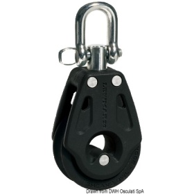 SINGLE BLOCK, 8 mm, LEWMAR CONTROL