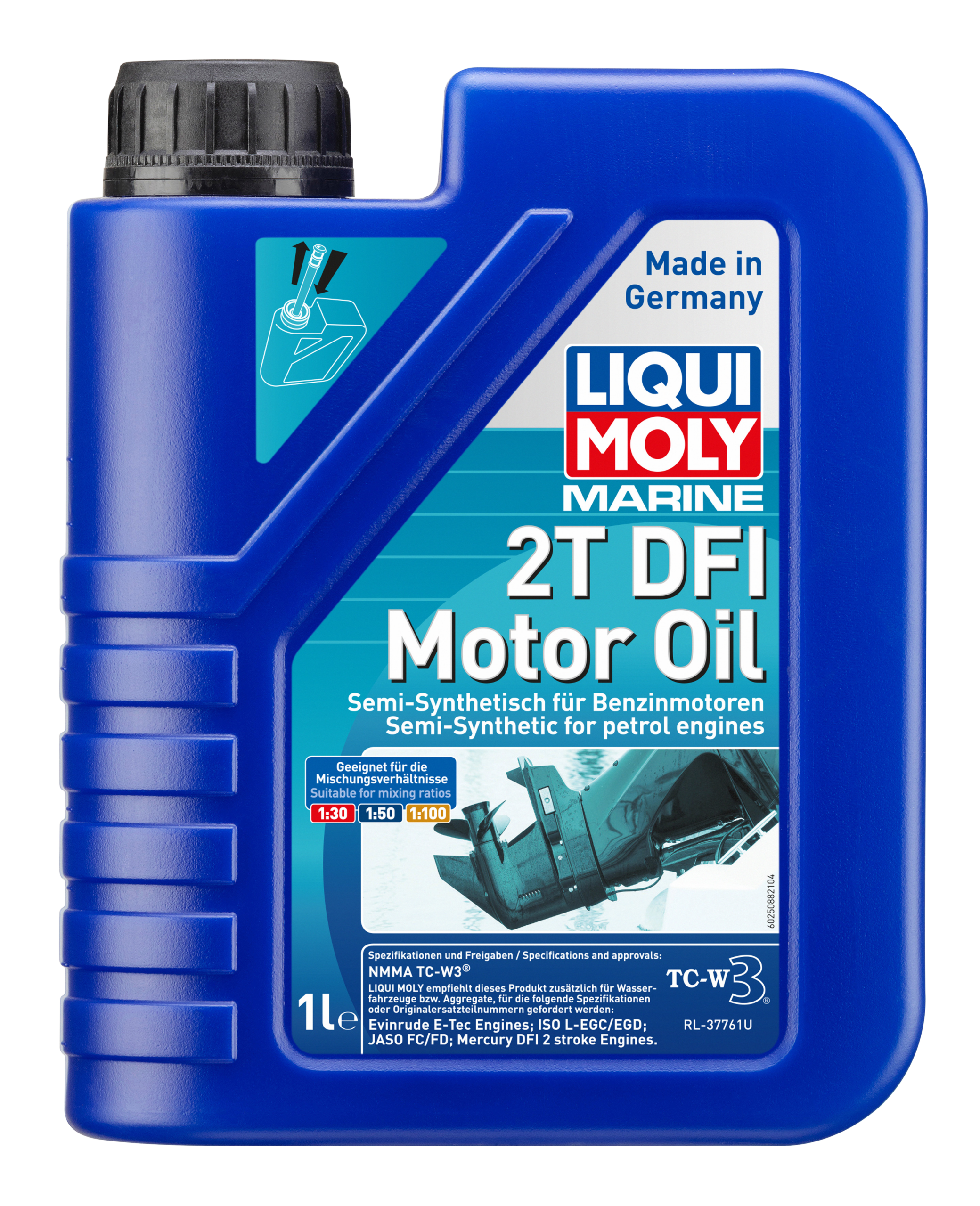 MOTOROIL - LIQUI MOLY MARINE 2T DFI, 1 L